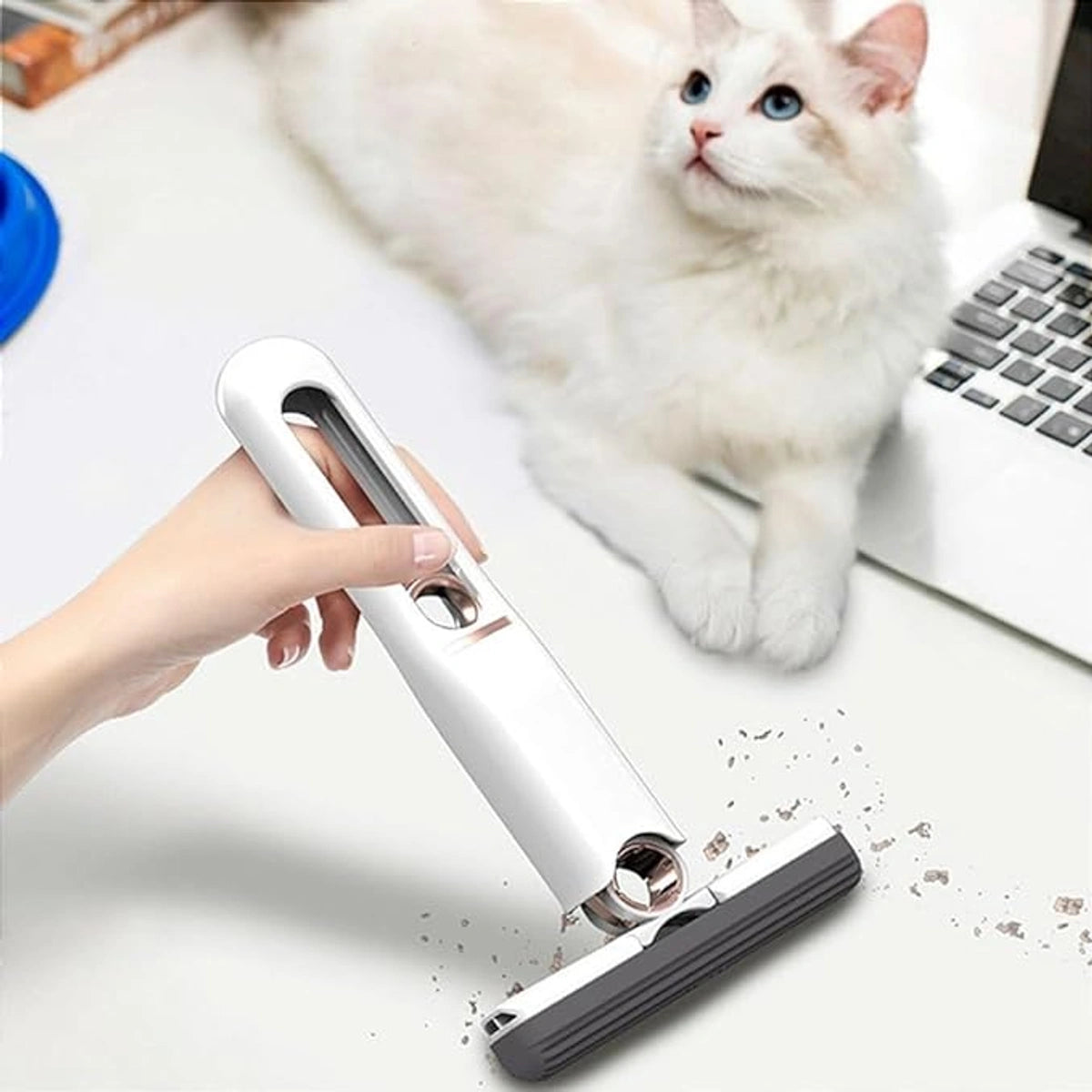 Mini Mop Portatil com Esfregão