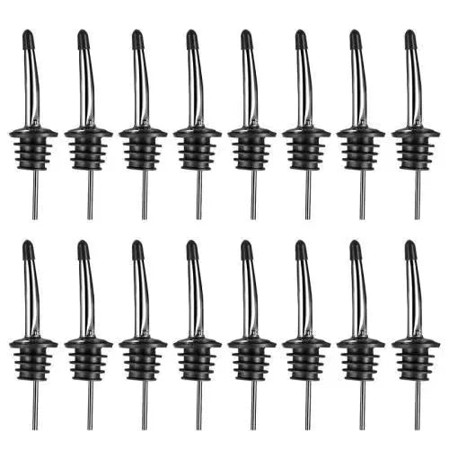 4/8/16/24 Packs Liquor Bottle Pourers for Alcohol Stainless Steal Liquor Bottle Dispensers Speed Pourers for Spirits Bottles