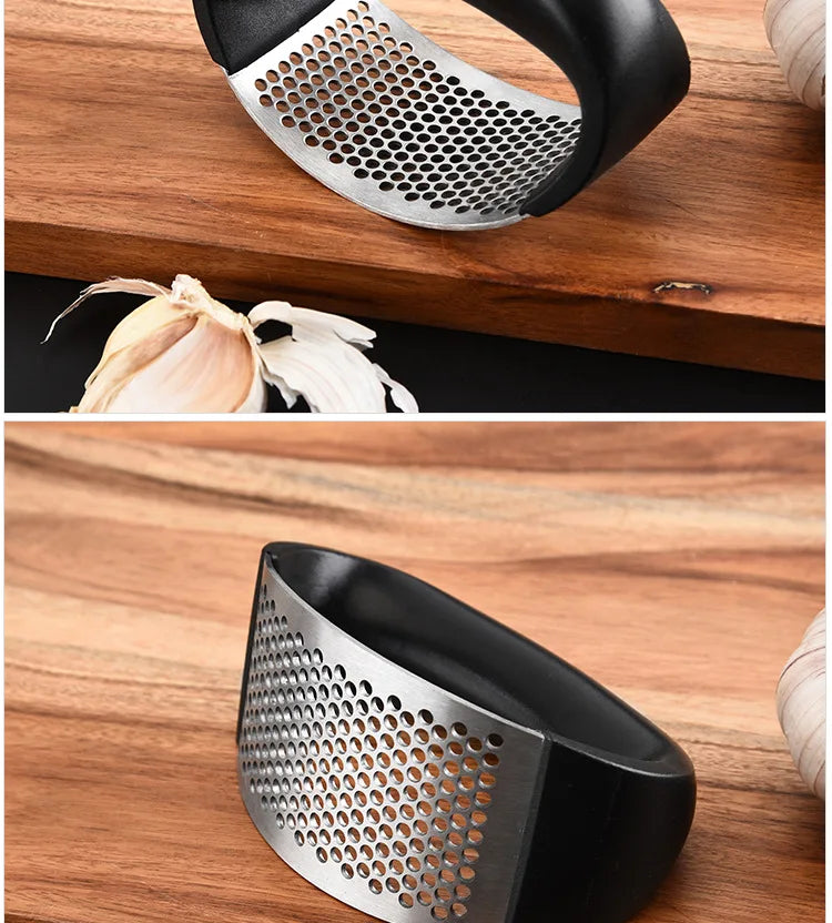 espremedor de alho inox/  triturador de alho manual / utensílio de cozinha alho / prensa de alho aço inoxidável