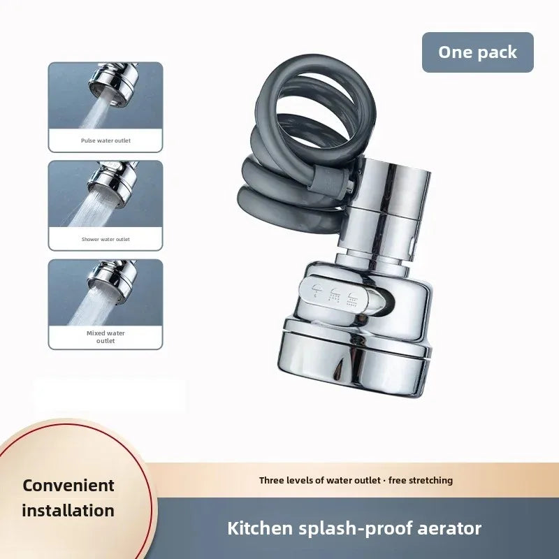 extensor de torneira chuveirinho /  adaptador giratório pia cozinha / bico torneira 360 graus/  extensor anti-respingo / cabeçote de pia com pressão // torneira retrátil cozinha/ utensilioutensílio
