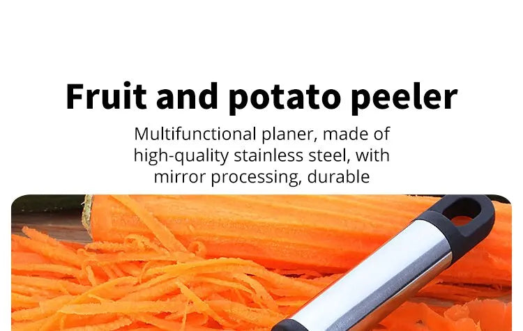 Single Stainless Steel Peeler Fruit Vegetable Cucumber Multifunctional Shredder Home Peeler Kitchen Accessories Tools