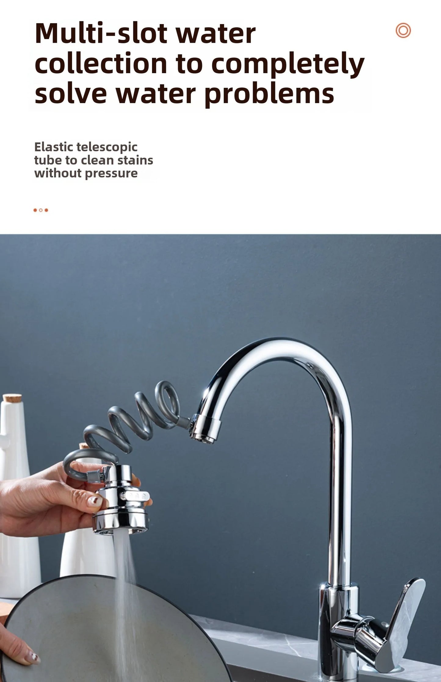 extensor de torneira chuveirinho /  adaptador giratório pia cozinha / bico torneira 360 graus/  extensor anti-respingo / cabeçote de pia com pressão // torneira retrátil cozinha/ utensilioutensílio