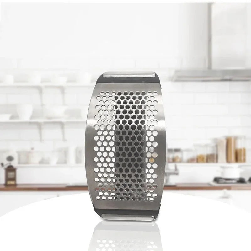 espremedor de alho inox/  triturador de alho manual / utensílio de cozinha alho / prensa de alho aço inoxidável