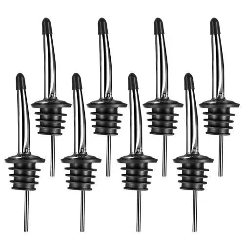 4/8/16/24 Packs Liquor Bottle Pourers for Alcohol Stainless Steal Liquor Bottle Dispensers Speed Pourers for Spirits Bottles