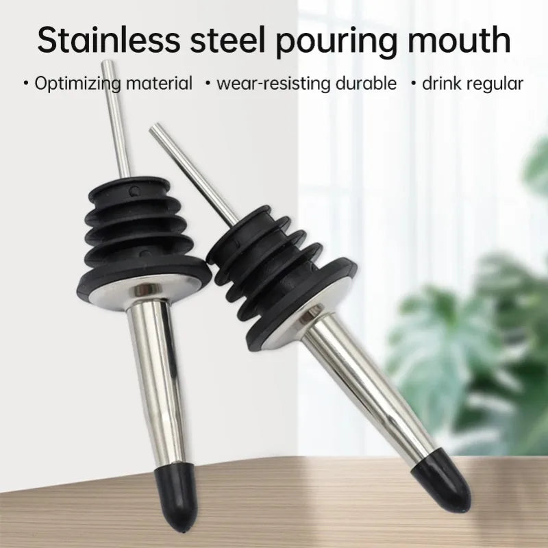 4/8/16/24 Packs Liquor Bottle Pourers for Alcohol Stainless Steal Liquor Bottle Dispensers Speed Pourers for Spirits Bottles