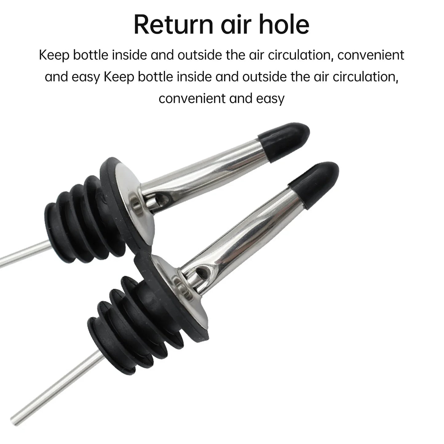 4/8/16/24 Packs Liquor Bottle Pourers for Alcohol Stainless Steal Liquor Bottle Dispensers Speed Pourers for Spirits Bottles