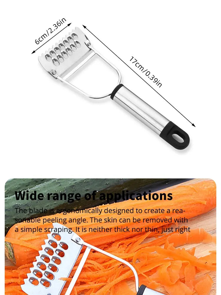 Single Stainless Steel Peeler Fruit Vegetable Cucumber Multifunctional Shredder Home Peeler Kitchen Accessories Tools